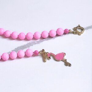 Iconic Pink Oribe Crystal Necklace - NWT- Handmade